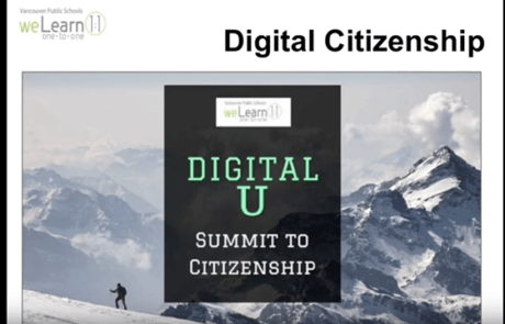 Digital U: Digital Citizenship