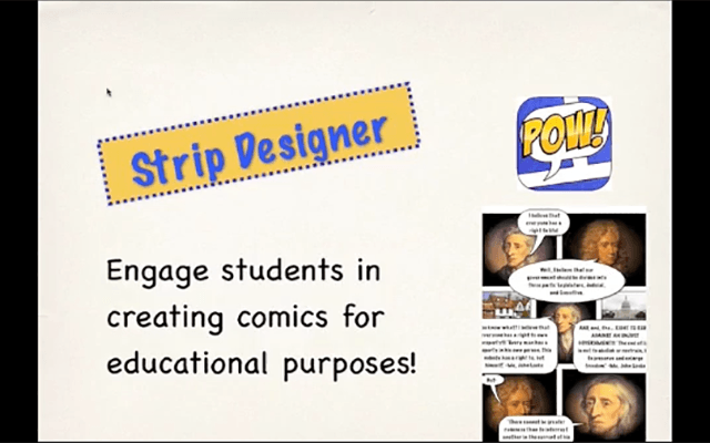 Strip Designer app - Create digital comic-strips with the numerous templates provided.