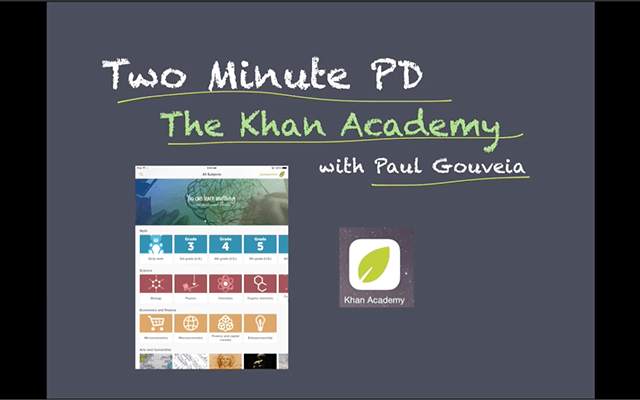 The Khan Academy app - Portal to thousands of Khan Academy video tutorials on numerous academic subjects.